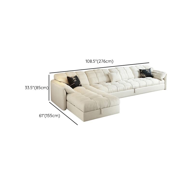 L-Shape/Straight Expandable Tufted Left Hand Facing/Horizontal Sofa Recliner/Sofa Couch with Concealed Support & Hidden Storage - image 12