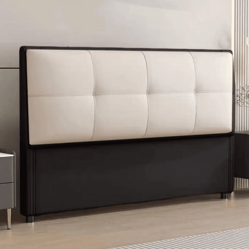 Modern Simple Style Panel Headboard with No Distressing, Piled Tufted Rectangle Design for California King/King/Queen Bed, Featuring Sponge Upholstery and Standard Height - image 3