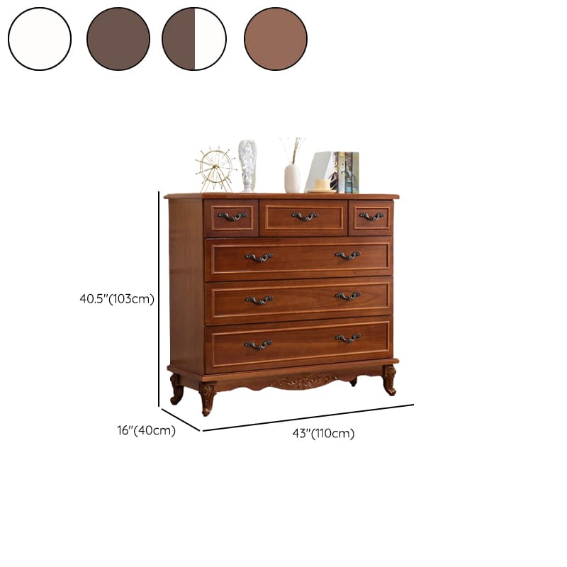 Victorian Style Detached Decorative Cabinet for Sitting Room, Rainproof with 4-6 Drawers and Cabriole Leg - image 18