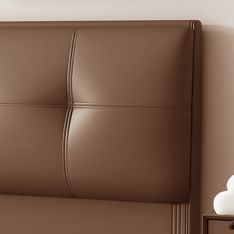 Simplistic Style Panel Headboard with No Distressing, Piled Tufted Rectangular Shape for King/Queen/Full Bed, Sponge Upholstery Fill, Standard Height - image 10
