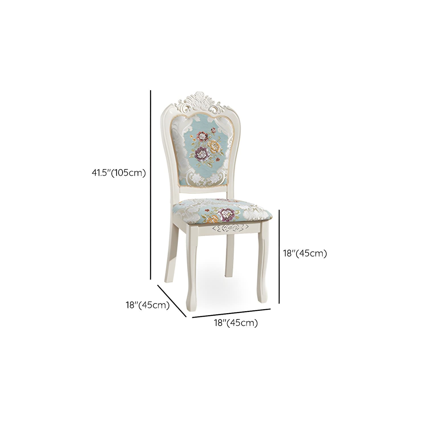 Victorian Style Wood Dining Set - Solid Wood Construction with Warranty - 5-Piece Set - image 22