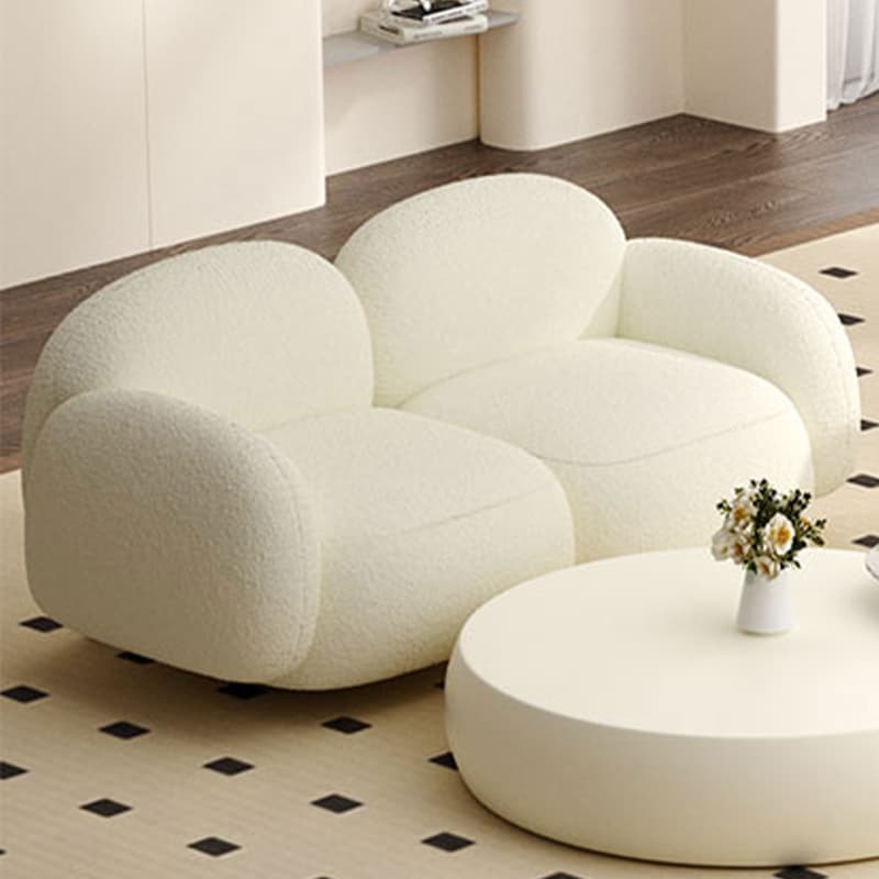 Grey/Green/Coffee Upholstered Cushioned Loveseat with Armrest Living Room - image 11