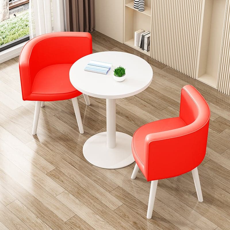 Modern Simple Style Recycled Wood Dining Table Set for 2 - image 13