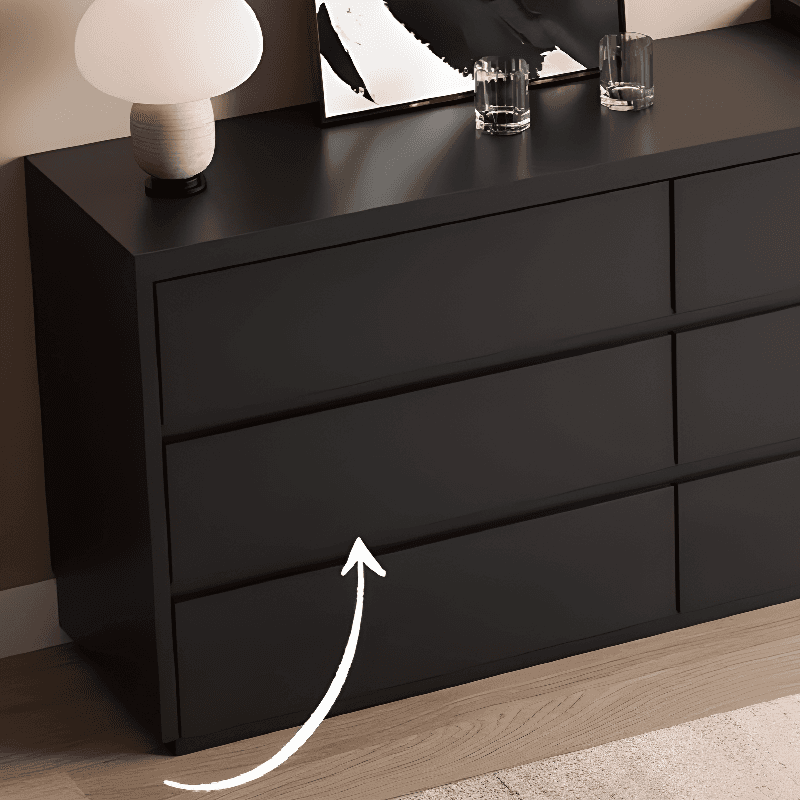 Modern Simple Style Console Dresser/Bachelor Chest Composite Wood with 3 Tiers - image 11