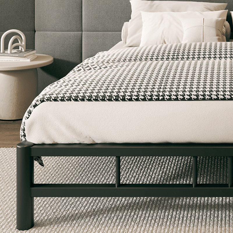 Solid Color Stainless Steel Platform Bed for Bedroom - image 12
