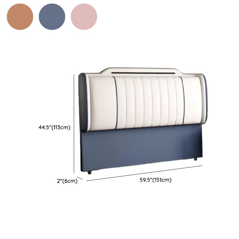 Art Deco Rectangular Wingback Timber Sponge headboard, With Legs, Size Full(54"W x 75"L), height Standard（36-55“） - image 18