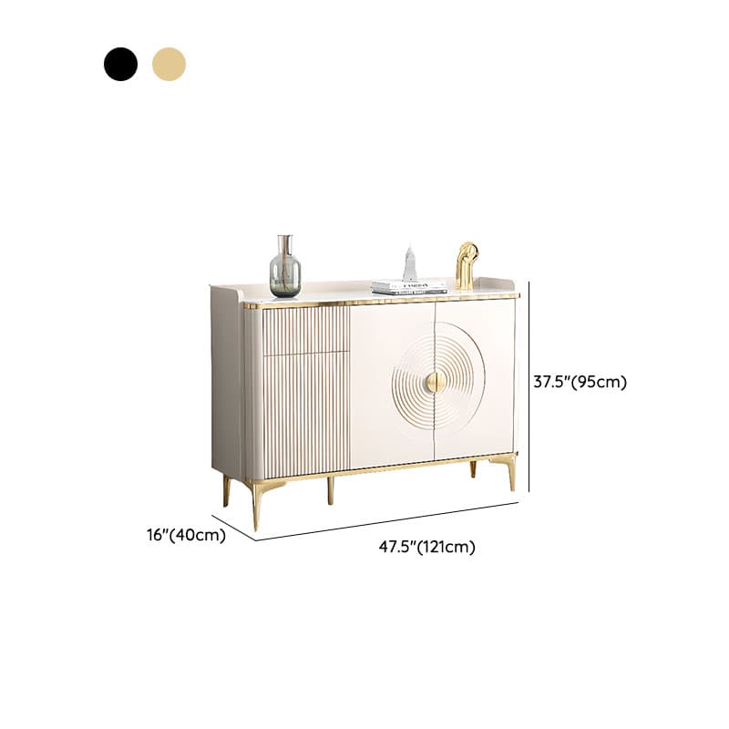 Art Deco Ground Sideboard/Server, Independent with Kitchen Tool Storage and Counter Slab - image 16
