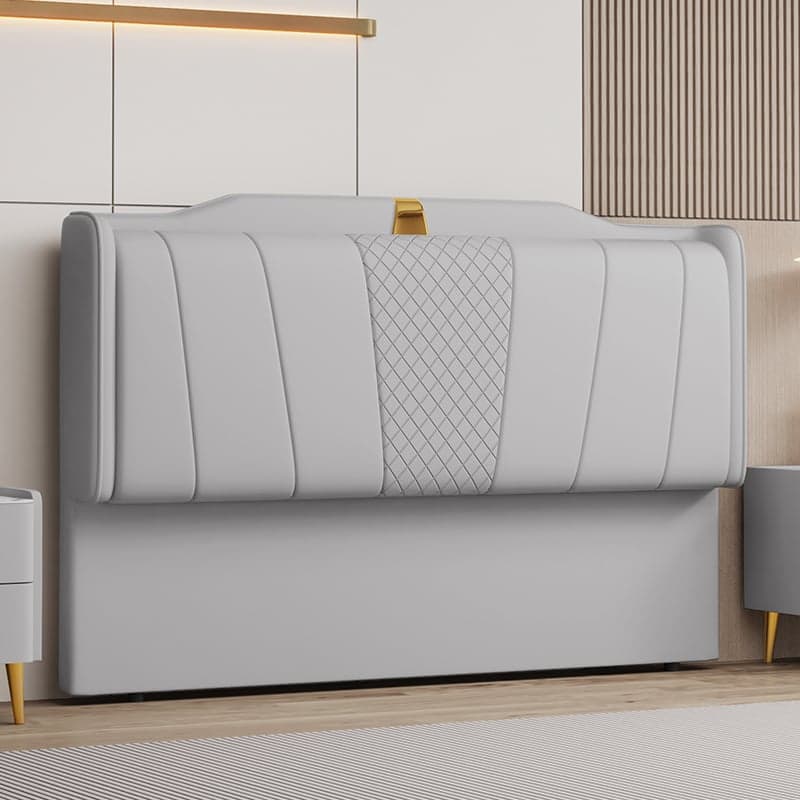 Modish Style Panel Headboard in Pine Wood with No Distressing, Rectangle Shape for Queen/Full/Twin XL Bed, Featuring Sponge Upholstery and Standard Height - image 4