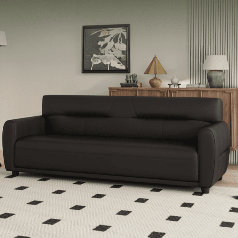 Dark Gray/Sage/Off-White Standard Sofa with Armrest for Drawing Room - image 9