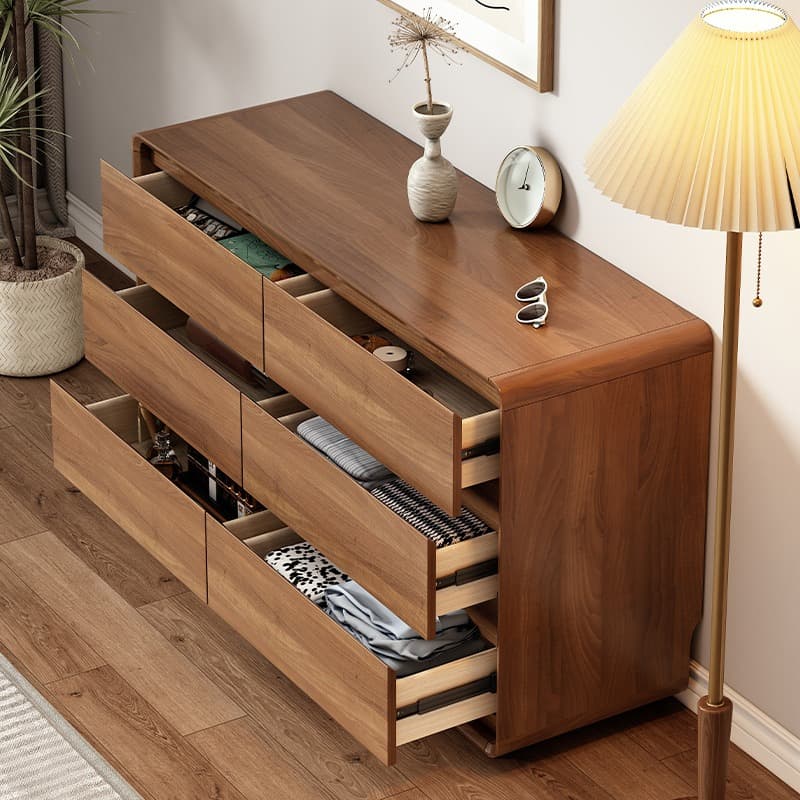 Simple Timber Console Dresser/Semainier/Bachelor Chest Horizontal/Vertical with 9 Drawers/6 Drawers/5 Drawers for Sleeping Quarters - image 4