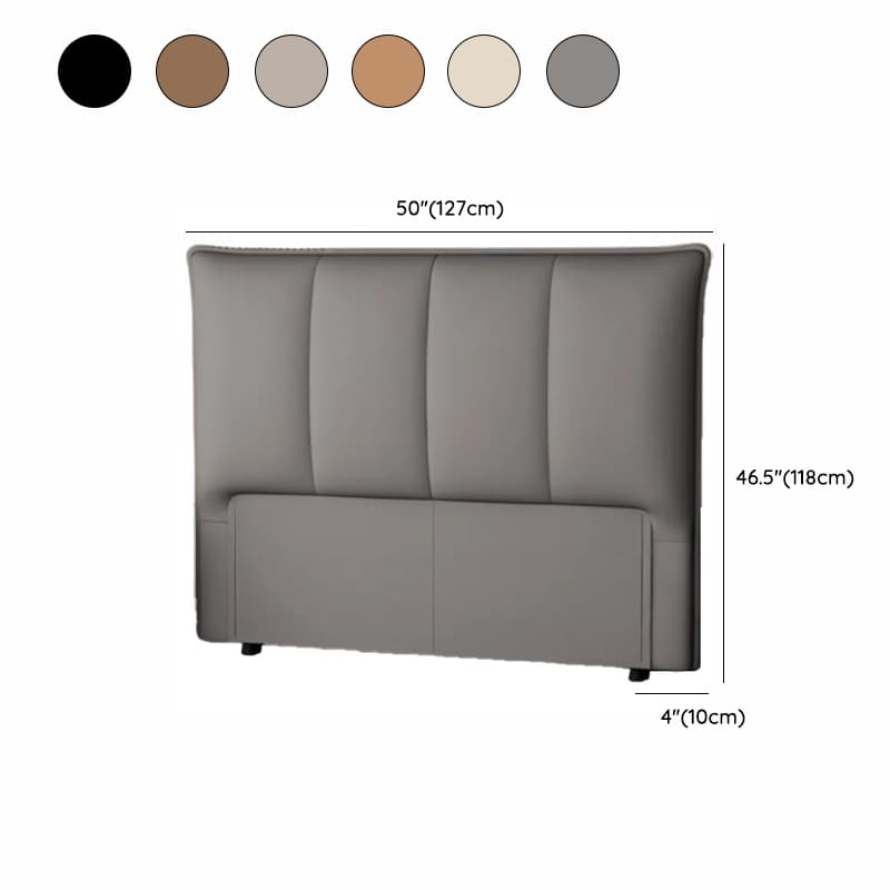 Free-standing Standard No Distressing Rectangle Panel Wood/ Upholstery Sponge Headboard, Standard（36-55“） High, Full(54"W x 75"L)/Twin(38"W x 75"L) Size - image 13