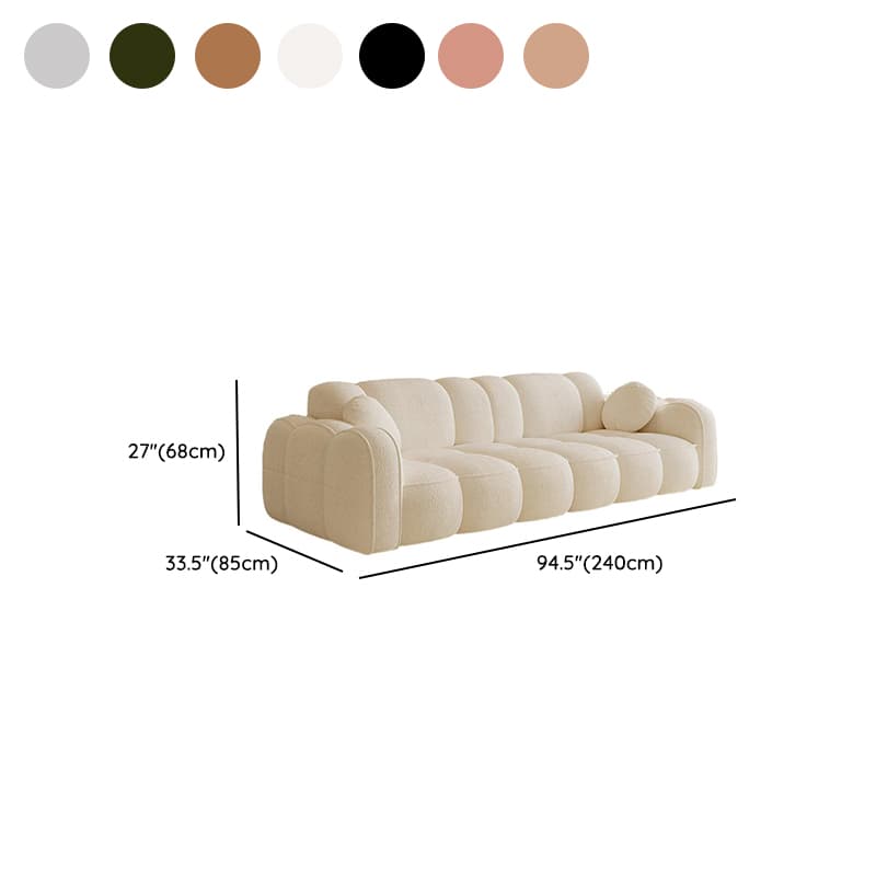 Drawing Room Standard Sofa in Midnight Black/Light Gray/Light Brown with Armrest - image 15