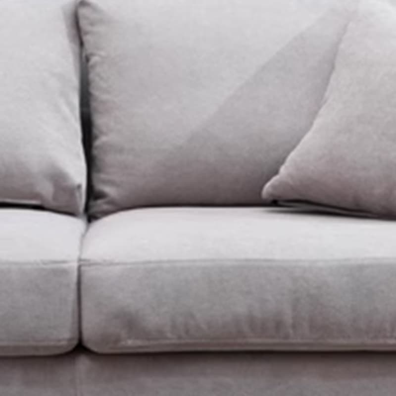 Contemporary Beige/Khaki/Gray Solid Color Standard Sofa with Storage, Wide Pillow Back and Square Arm - image 36