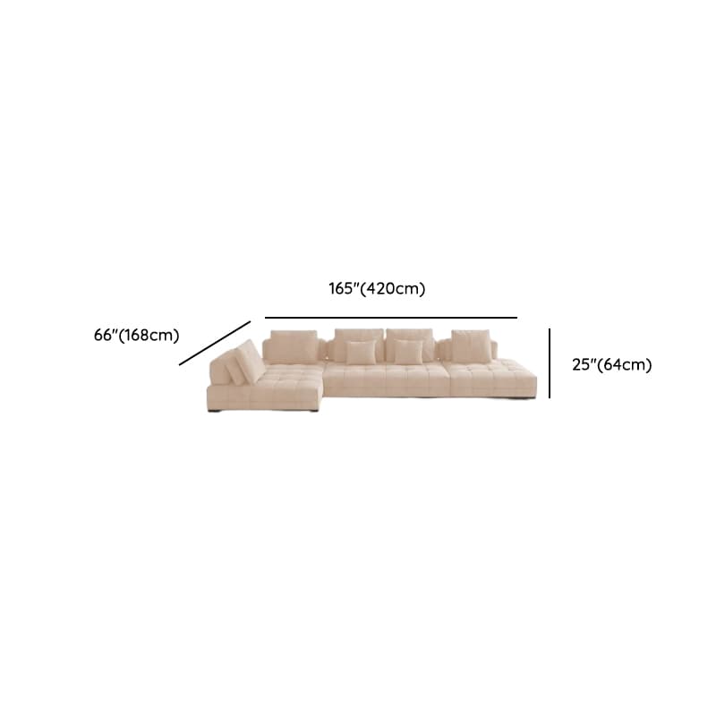 L-Shape Corner Sectional for 5 Person with Button-tufted Detail - image 6