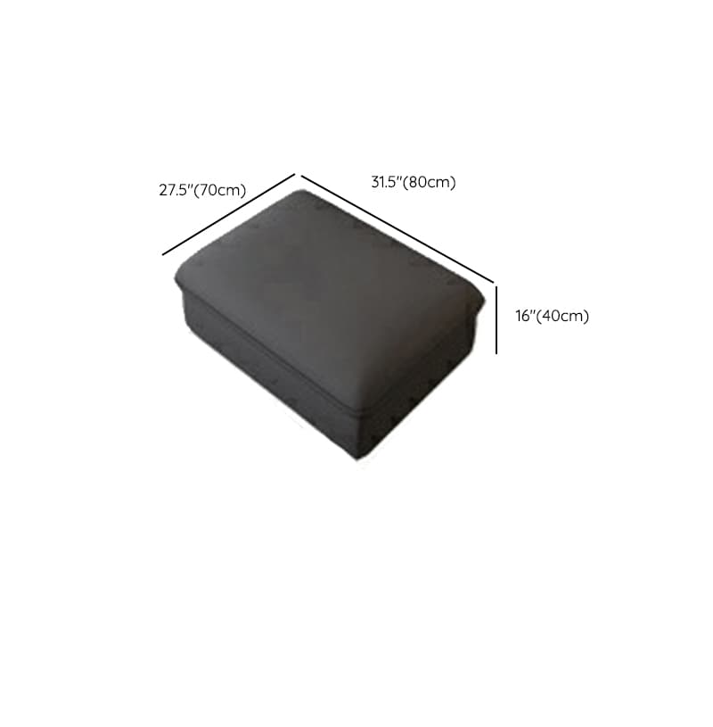 Gray Tech Cloth Large Over 109 in Pine Wood Non-Tufted Pocket Storage Gray Sectionals - image 24