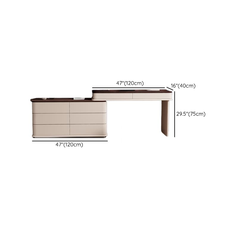 Sleeping Room Scalable Vanity Set/Makeup Vanity with Push-Pull - image 11