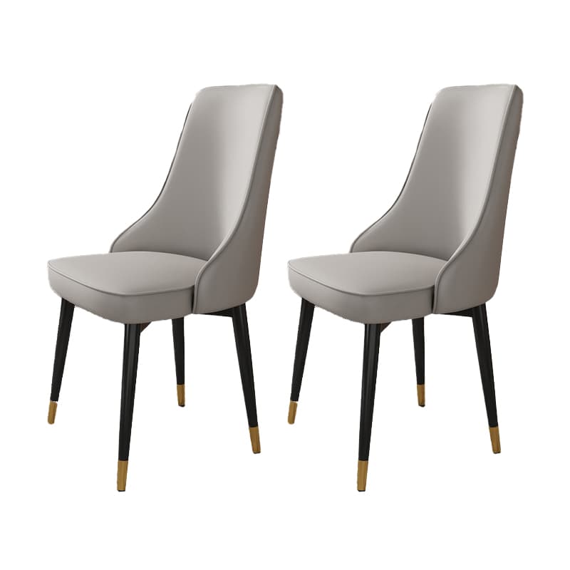 Fabric Dining Chair Modern Parsons Armless Chair for Dining Room - image 8