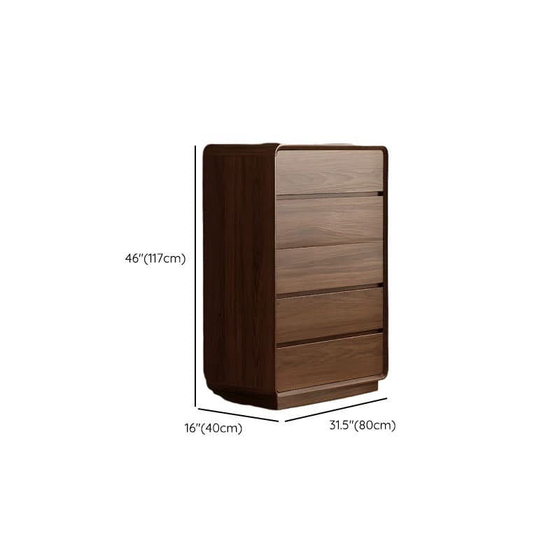 Cocoa Casual Rubberwood Console Dresser/Semainier for Sleeping Quarters with 6/9/5 Drawers in Horizontal/Vertical Orientation - image 18