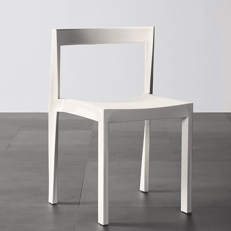 Casual Polymer Compound Dark Blue/Emerald Green/Rose Uncovered Back Side Chair, Pileable - image 7