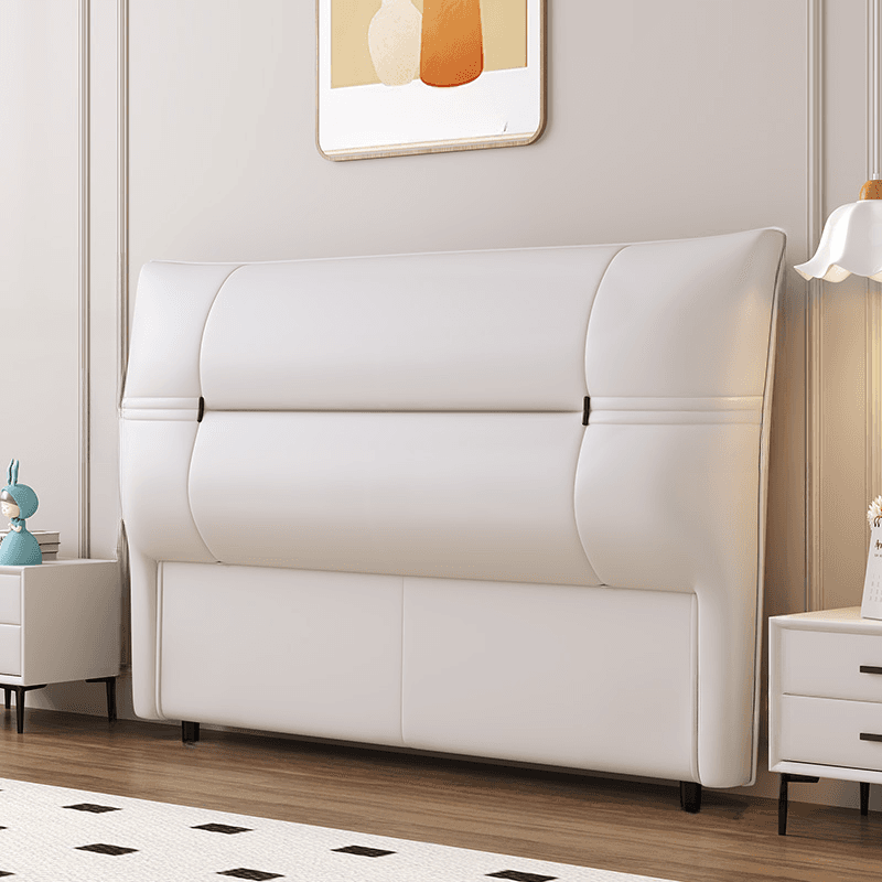 Simplistic Panel Headboard with No Distressing, Piled Tufted Rectangular Shape for King/Queen/Full Bed, Featuring Sponge Upholstery and Standard Height - image 4