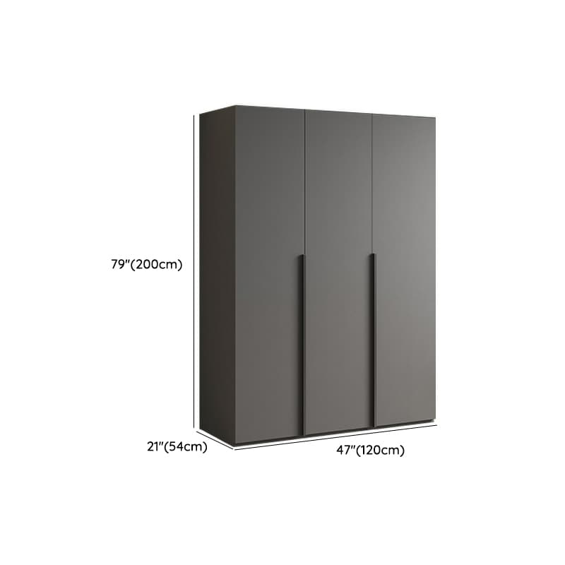 Modern Light Gray Wardrobe Closet Timber Soft Close Drawer Soft Close Door Interior Shelves - image 10
