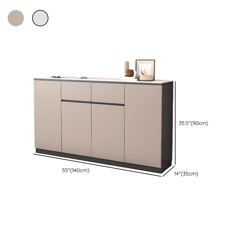 Four Internal Shelves/Two Internal Shelves & 4 Doors/5 Doors & 2 Drawers/5 Drawers Standard Sintered Stone Sideboard with Compartment - image 12
