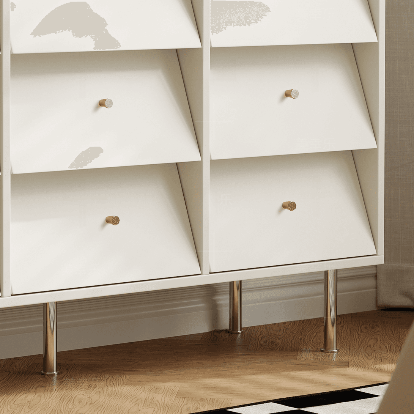 Chalk Casual Composite Wood Semainier for Sleeping Quarters with 9 Drawers/6 Drawers Horizontal/Vertical - image 3