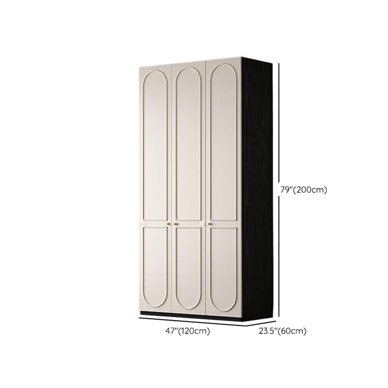 Chalk Casual Wooden Independent Almirah with Soft Close Drawer, Soft Close Door, and Interior Shelves - image 7