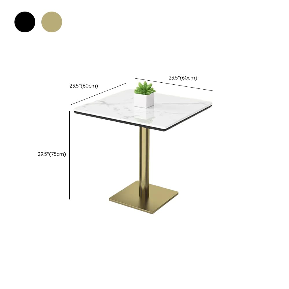 Minimalist/Luxurious Dining Table with Slate Stone Top, Fixed Table, Seats 4/2 - image 15