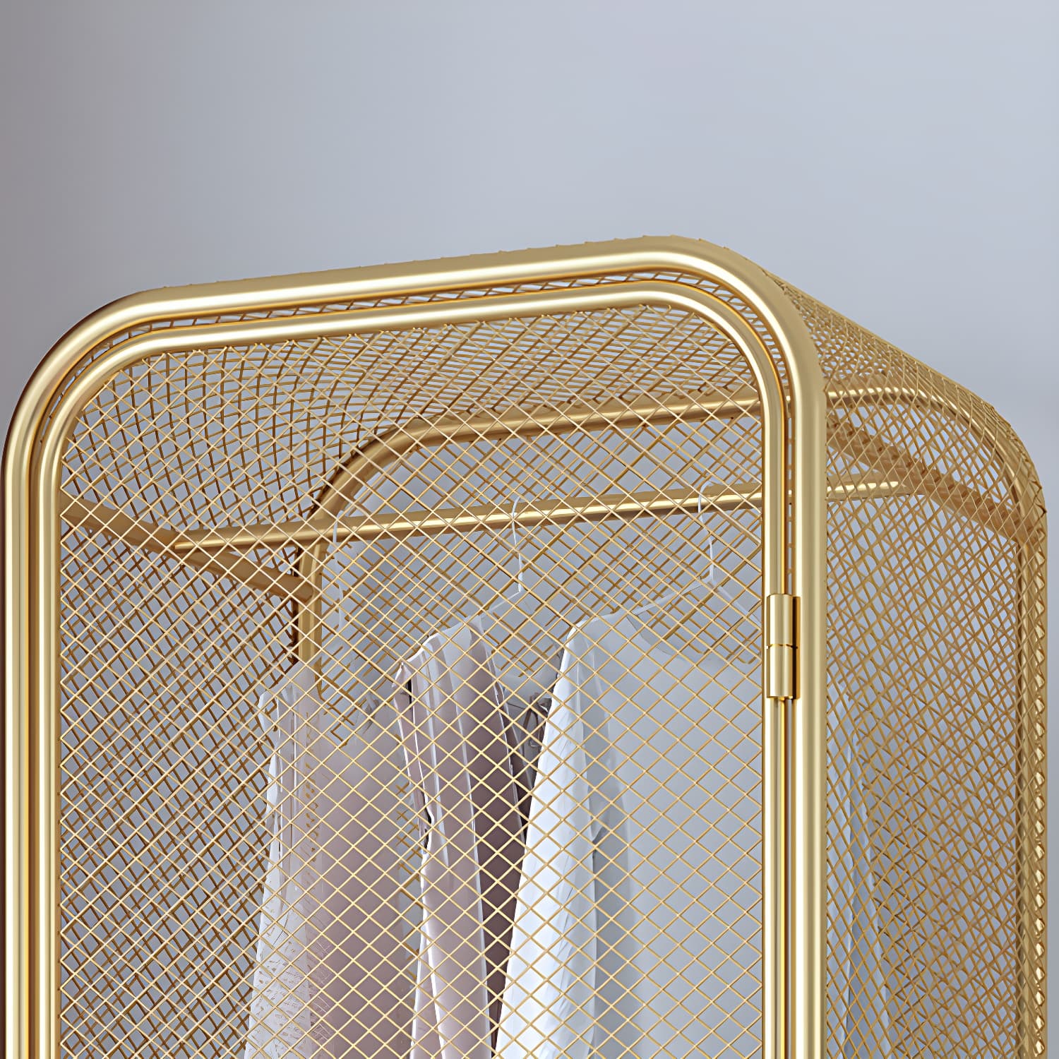 Contemporary Wardrobe Closet Metal Wardrobe Cabinet for Bedroom - image 17