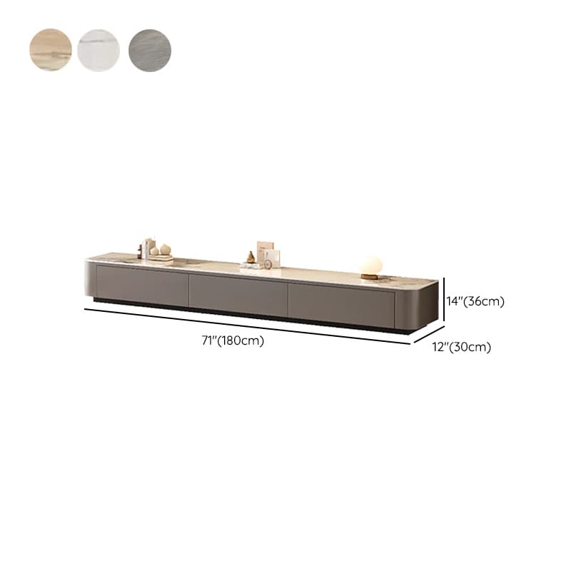 Casual Sintered Stone Cabinet Storage TV Stand for Sitting Room, 4-Drawer/3-Drawer - image 15