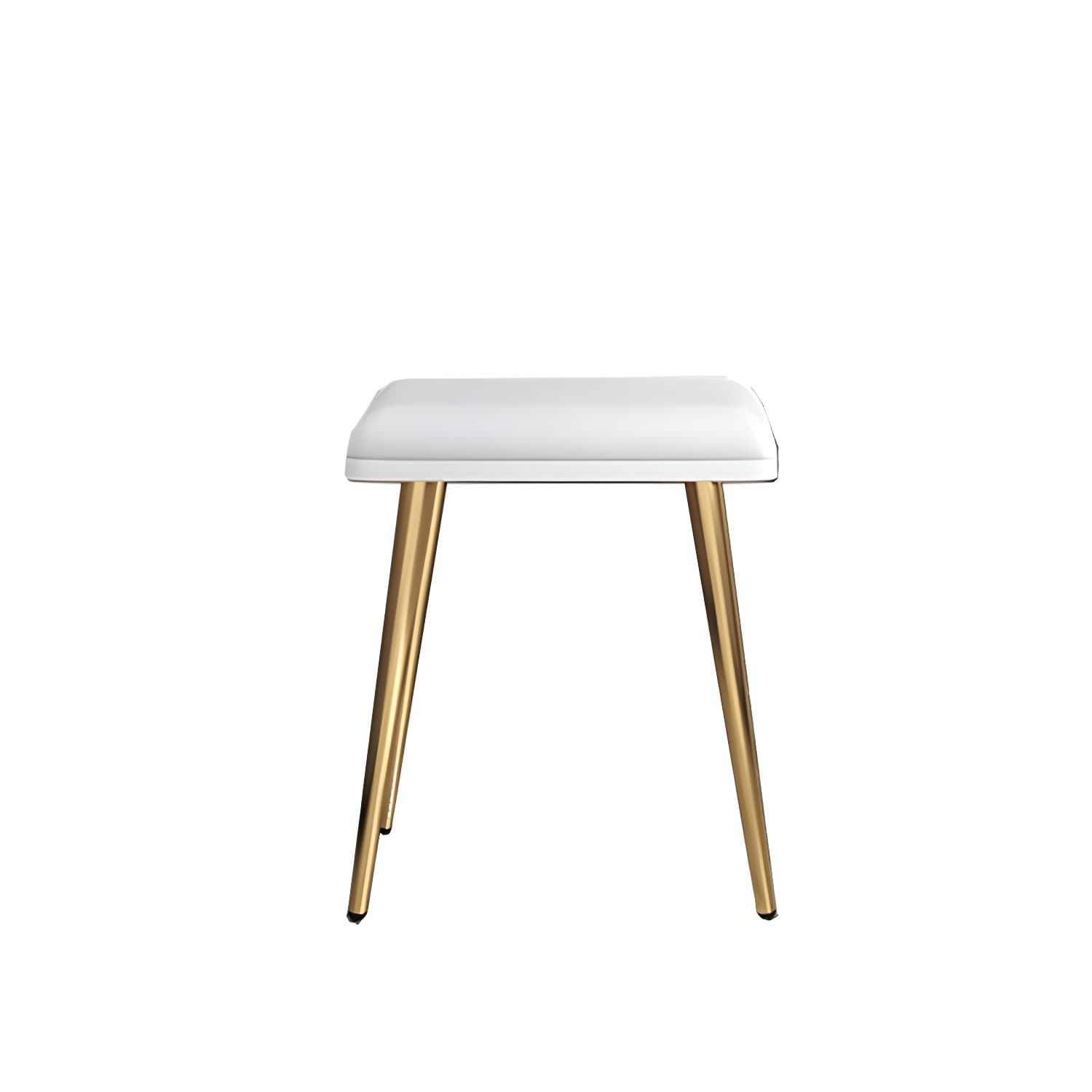 Glam Style Wood-based Material White/grey Dressing Table with Drawers and Storage Shelves - image 10