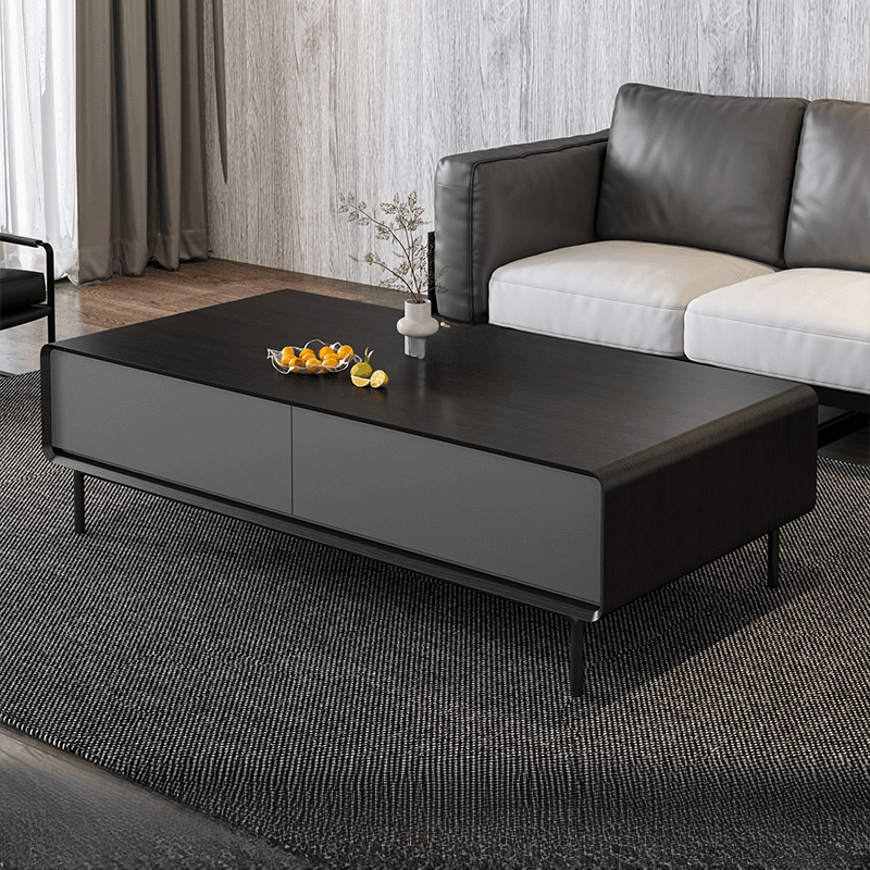 Parallelogram Plywood Board Game Coffee Table for Indoor Use - image 3