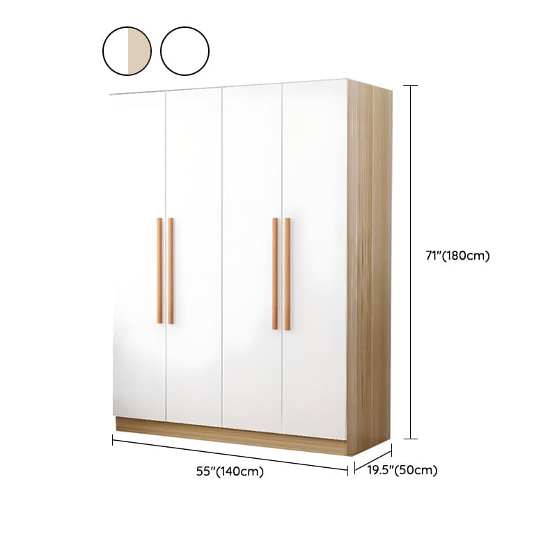 Modern Timber Detached Wardrobe with Soft Close Drawer, Soft Close Door, Interior Shelves & Clothing Rod - image 33