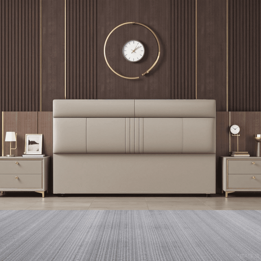 Simplistic Style Panel Headboard in Pine Wood with No Distressing, Rectangular Shape for Twin XL/Queen/Full Bed, Featuring Sponge Upholstery and Standard Height - image 5