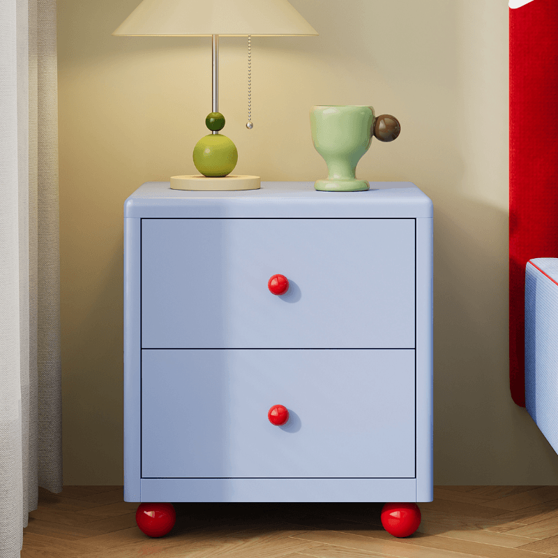 Organic Modern 2 Tiers Nightstand With Drawer Organization/Open Nightstand with Alloy Countertop - image 10
