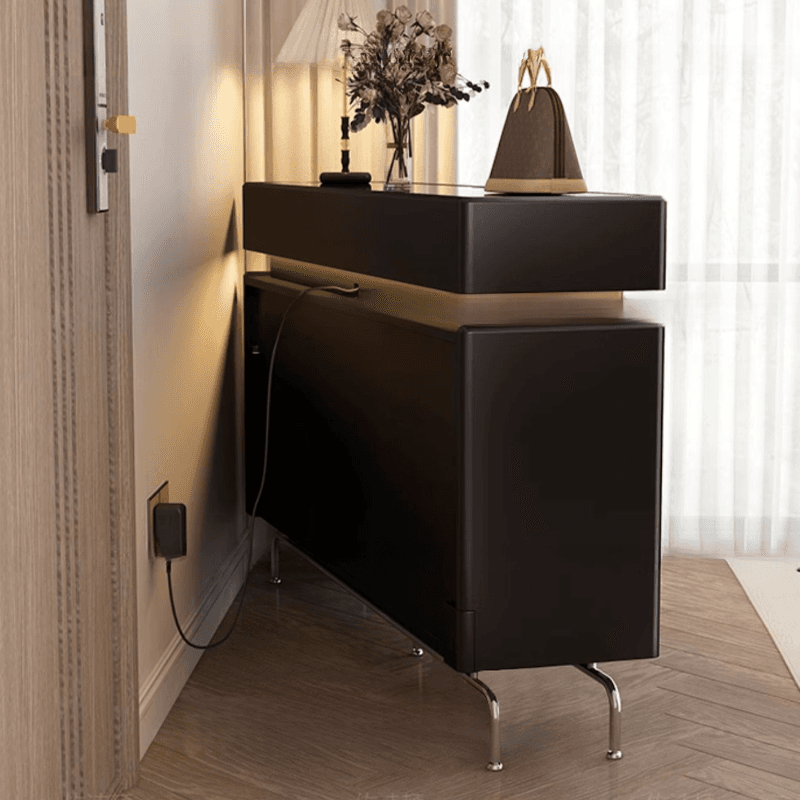 Elegant Sideboard with 8/12 Drawers, Glass Countertop, and Illuminating Lighting - image 11