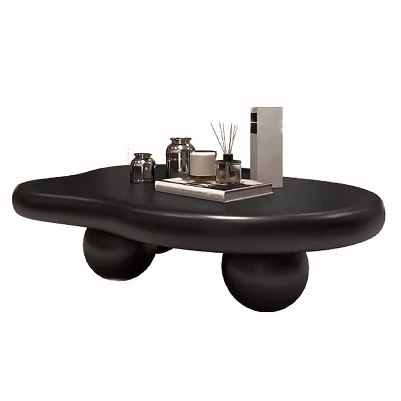 Irregular Shaped Wooden Top Coffee Table Suitable for Foyer - image 6