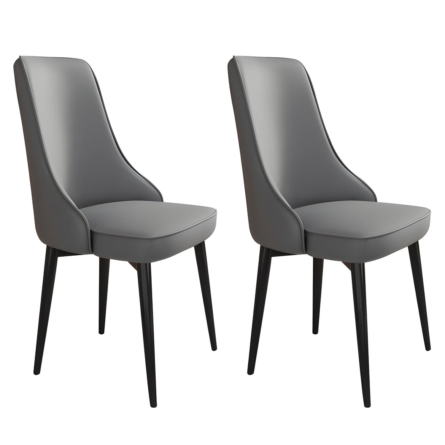 Glam Style Side Chair Upholstered Dining Chair for Dining Room - image 7