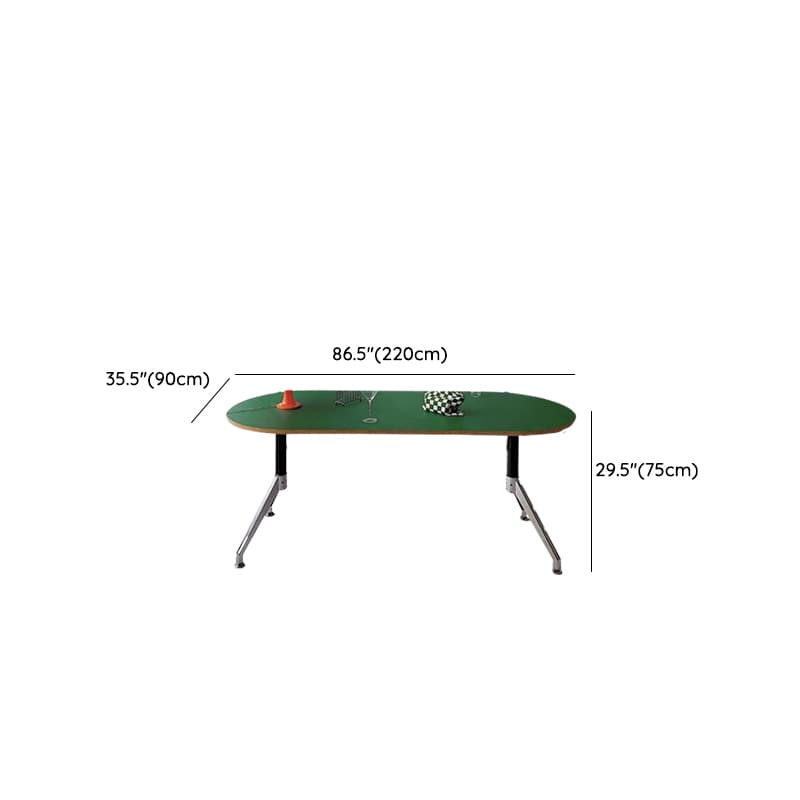 Art Deco Olive Green Reclaimed Wood Table, Standard Height, Fixed Mechanism, Seats 4 or 2 - image 21