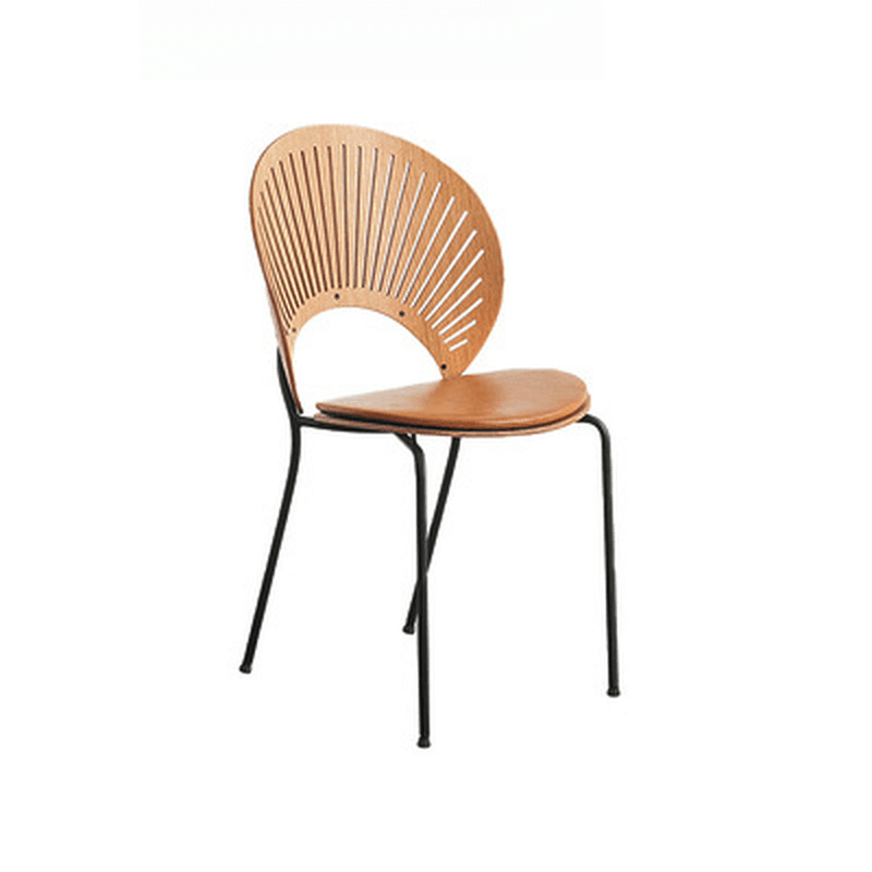 Dining Room Sturdy Side Chair with Outlined Frame and Foot Pads - image 27