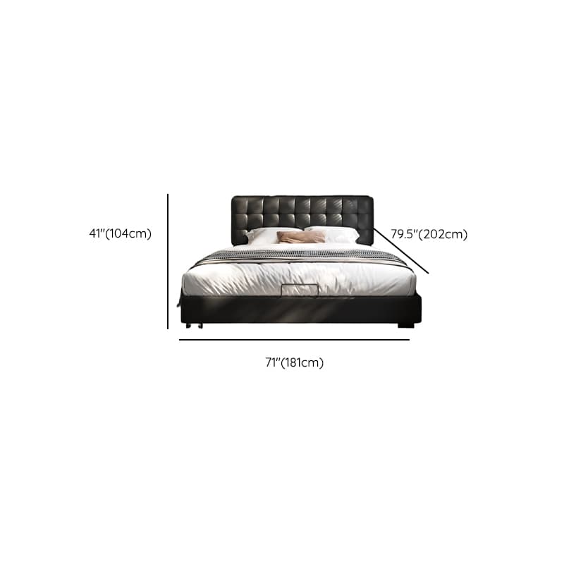 Solid Color Storage Bed with 3 Storage Boxes, Button-tufted Pine Wood Frame for Living Room - image 19