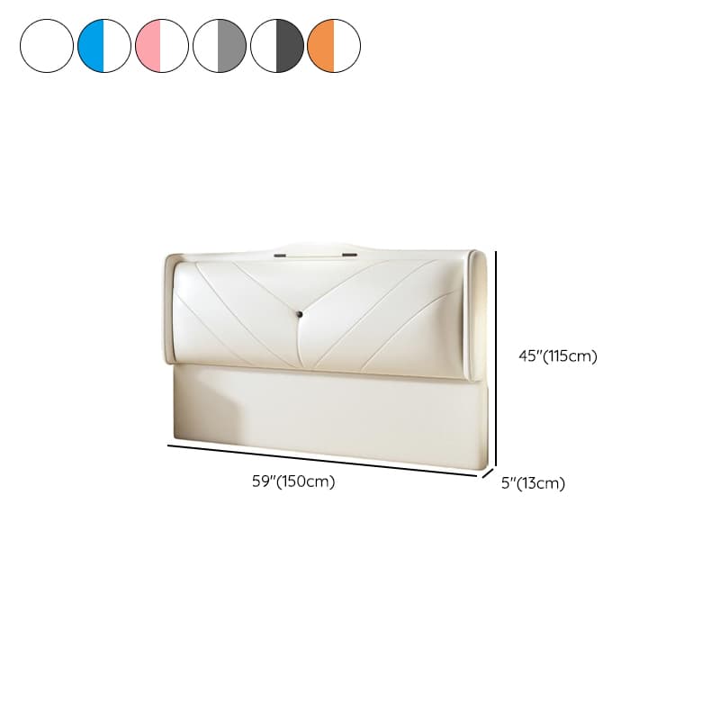 Art Deco Style Panel Headboard in Pine Wood with No Distressing, Rectangle Shape for King/Queen/Full Bed, Featuring Sponge Upholstery Fill and Standard Height - image 14