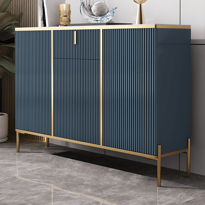 Ground Independent Sideboard for Parlor with Appliance Storage and Worktop in a Modern Style - image 7