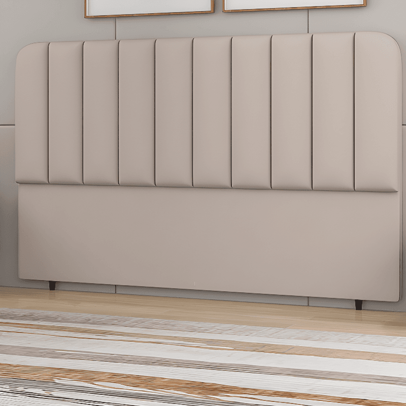 Simplistic Style Panel Headboard in Natural Wood with No Distressing, Rectangular Shape for Queen/Full/Twin XL Bed, Featuring Sponge Upholstery and Standard Height - image 7