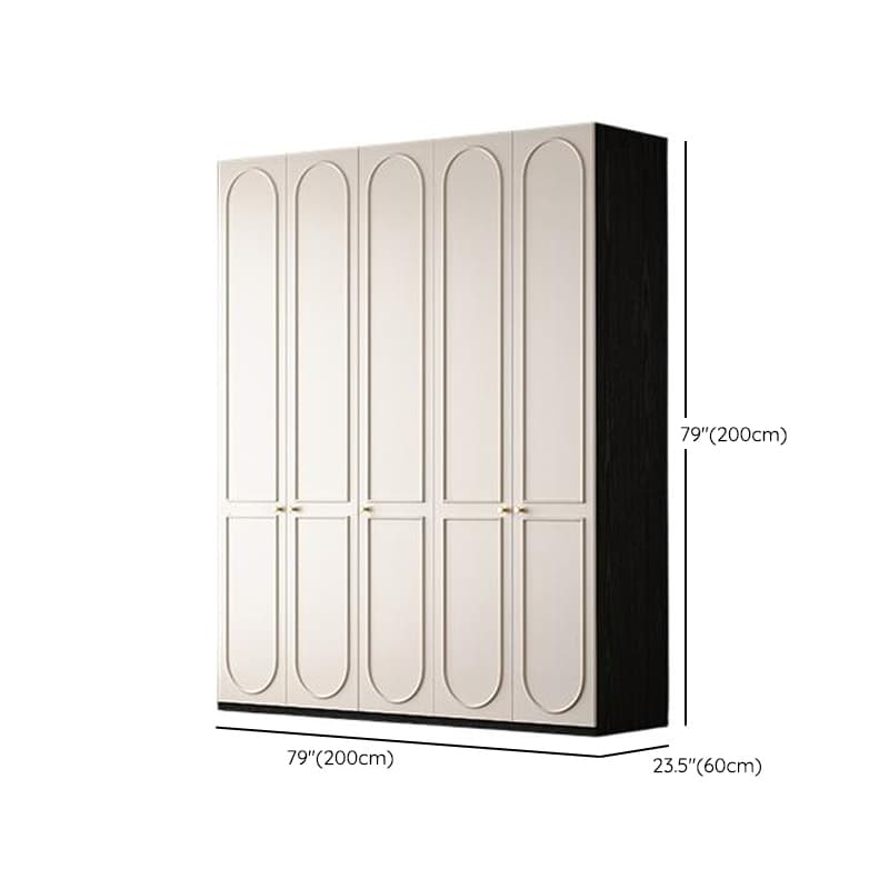 Chalk Casual Wooden Independent Almirah with Soft Close Drawer, Soft Close Door, and Interior Shelves - image 11