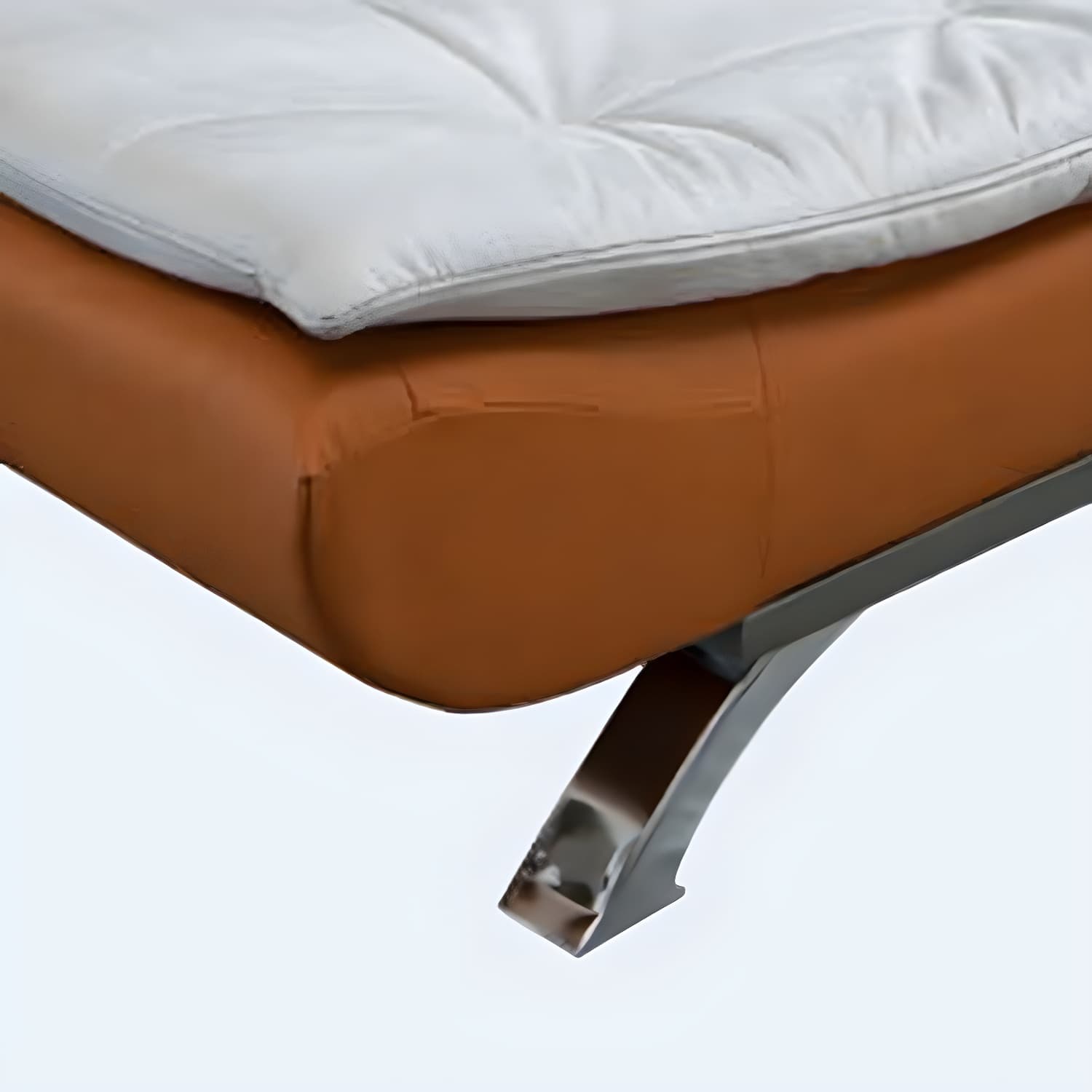 Faux Leather Sofa 35.43" H Armless Convertible Sofa for Living Room - image 14