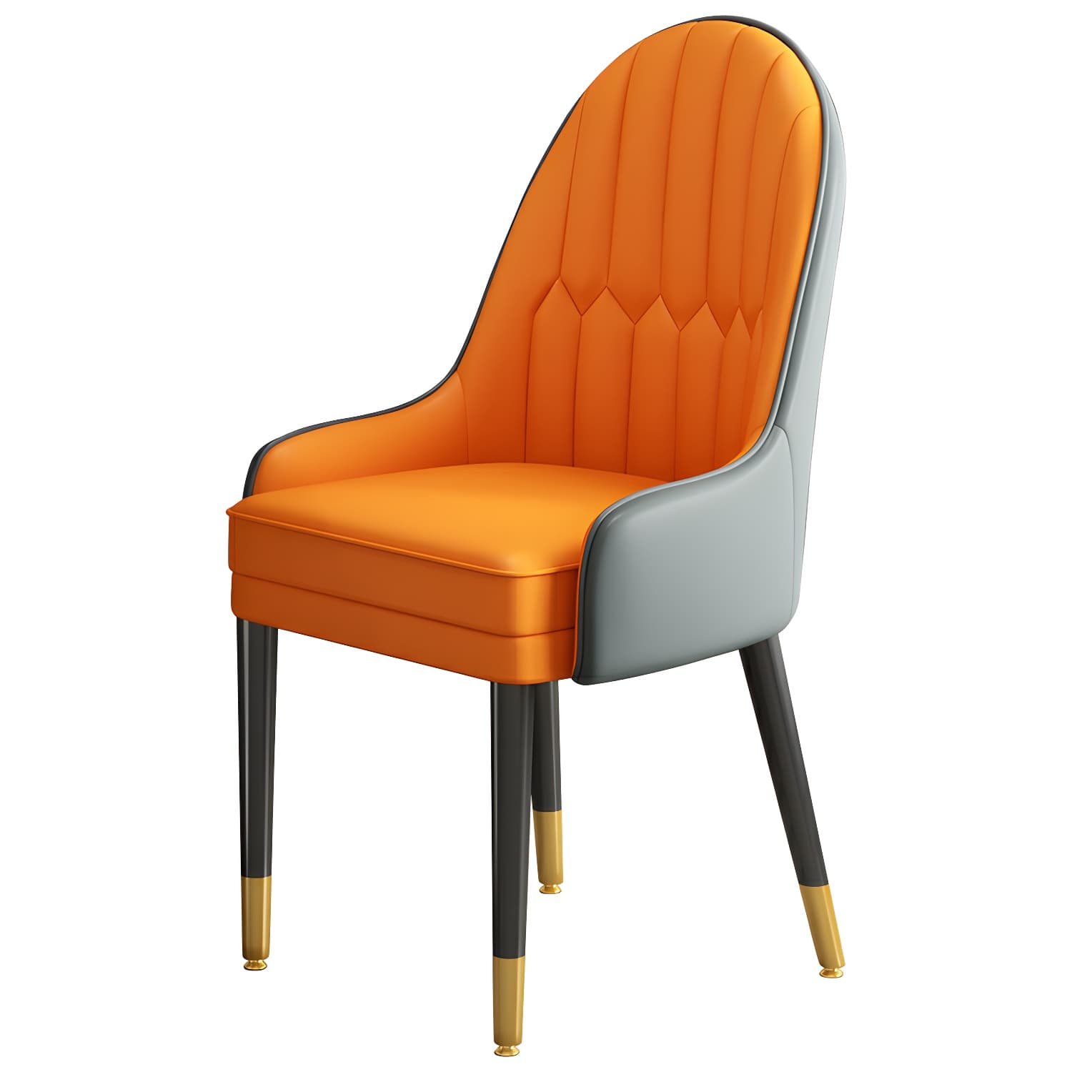 Dining Room Armless Dining Chair Parsons Faux Leather Dining Chair - image 14