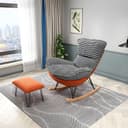 Color Orange Houndstooth