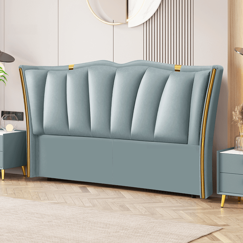 Luxurious Free-standing Standard Full(54"W x 75"L)/Twin(38"W x 75"L) Camelback Panel No Distressing With Legs in Timber